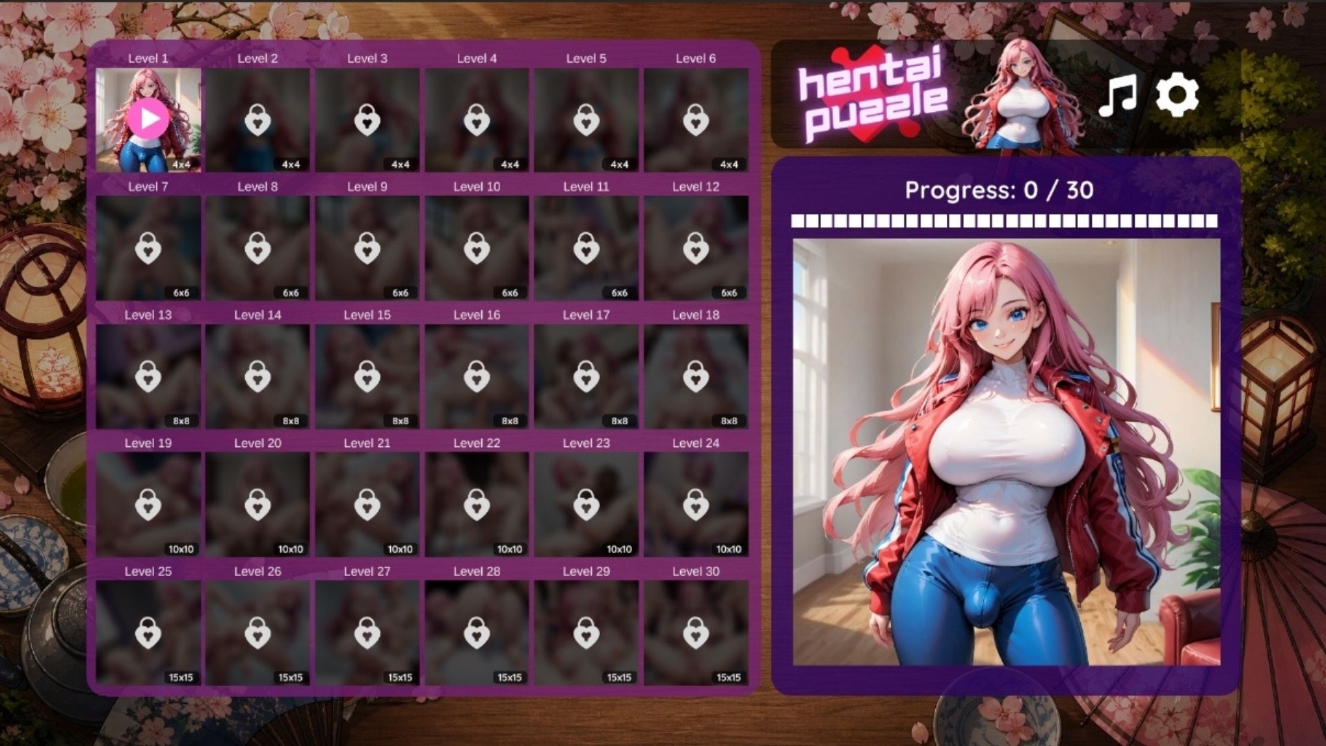 Screenshot 2 for Hentai Puzzle: Valentine
