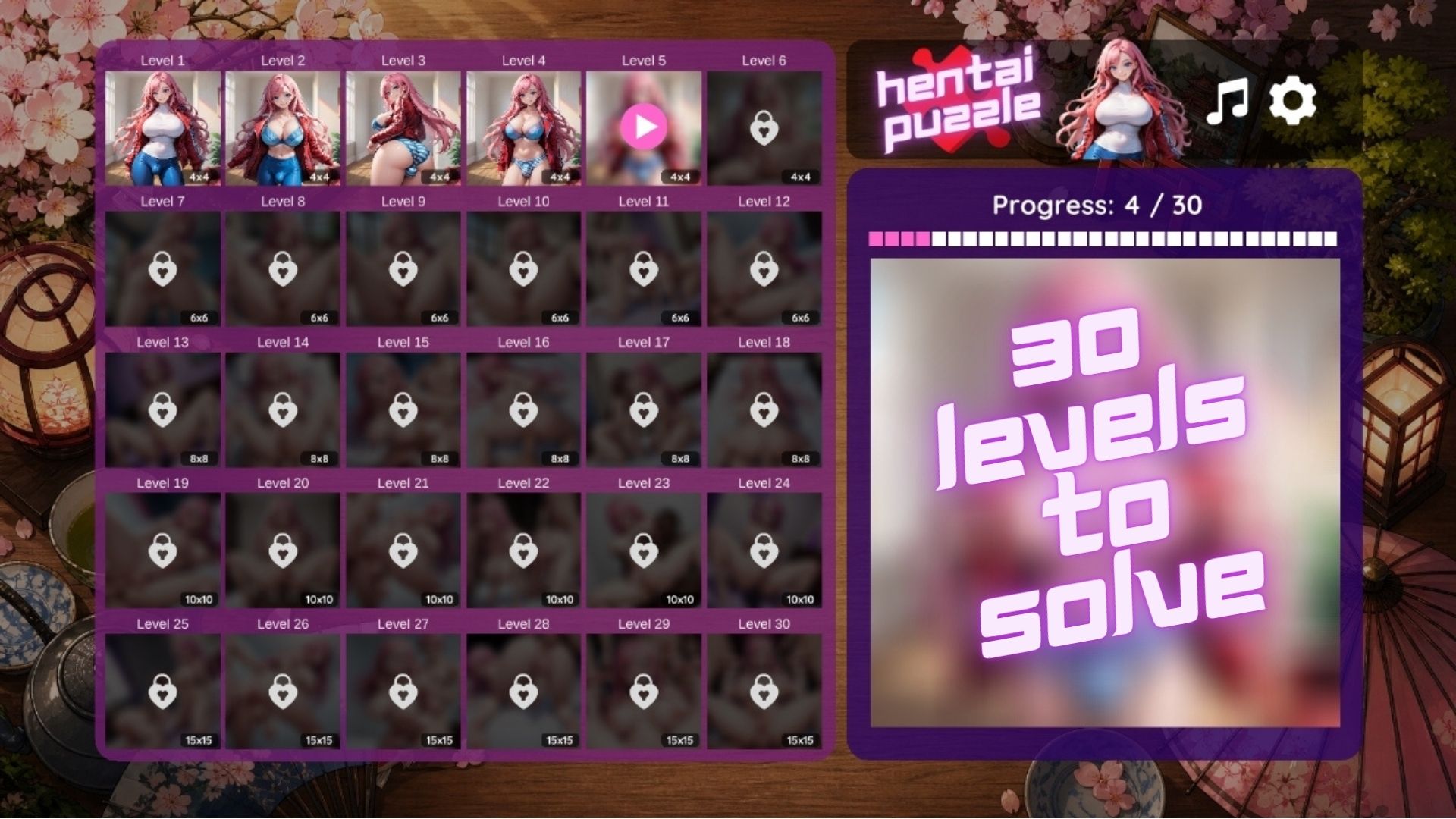 Screenshot 6 for Hentai Puzzle: Valentine