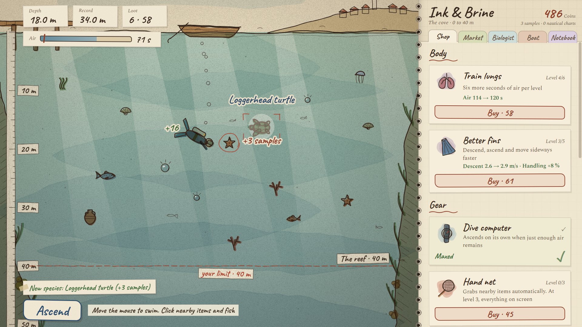 Screenshot 2 for Ink & Brine