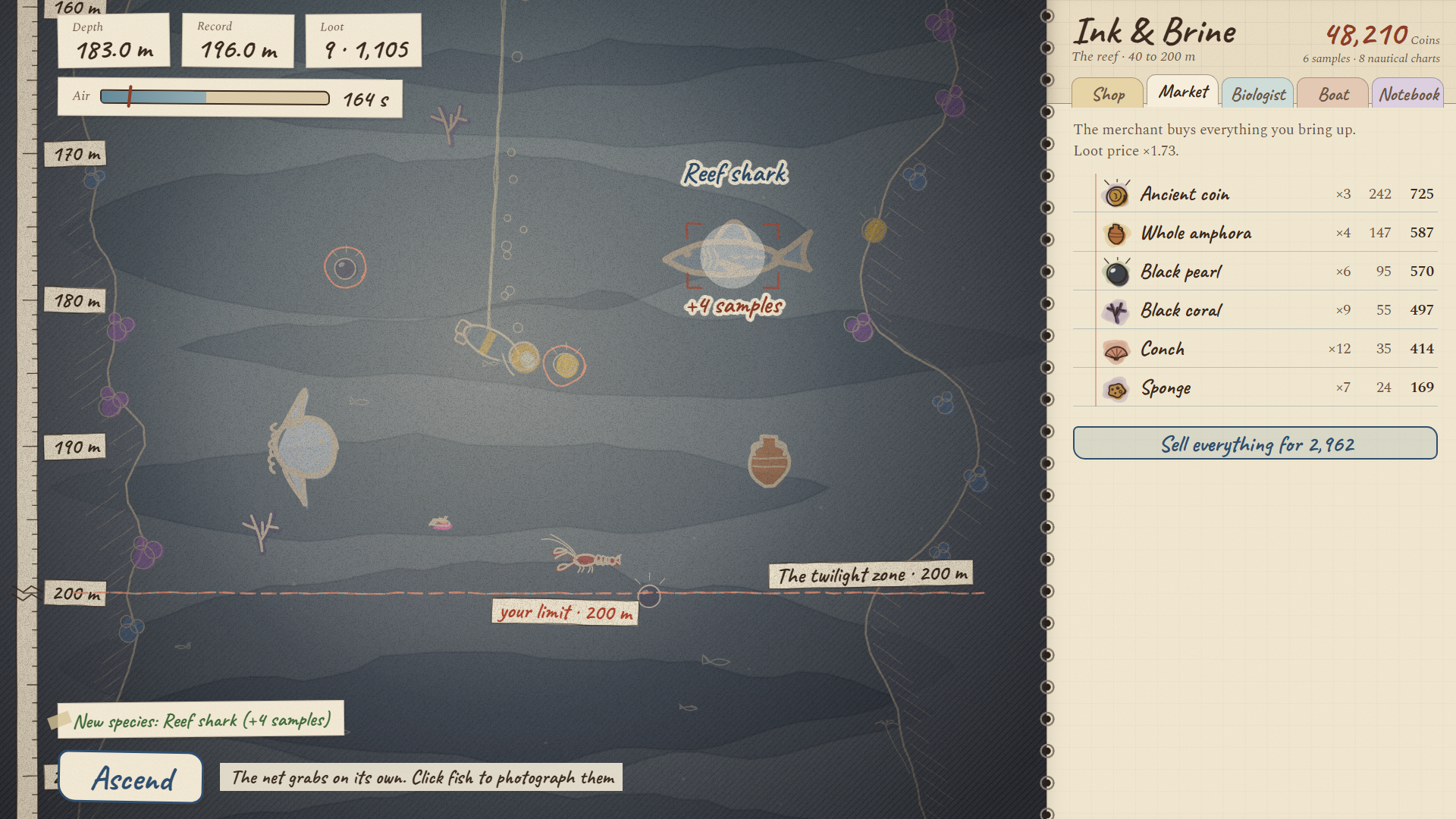 Screenshot 4 for Ink & Brine