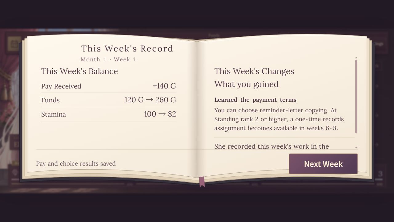 Screenshot 4 for The Fallen Lady's Ledger