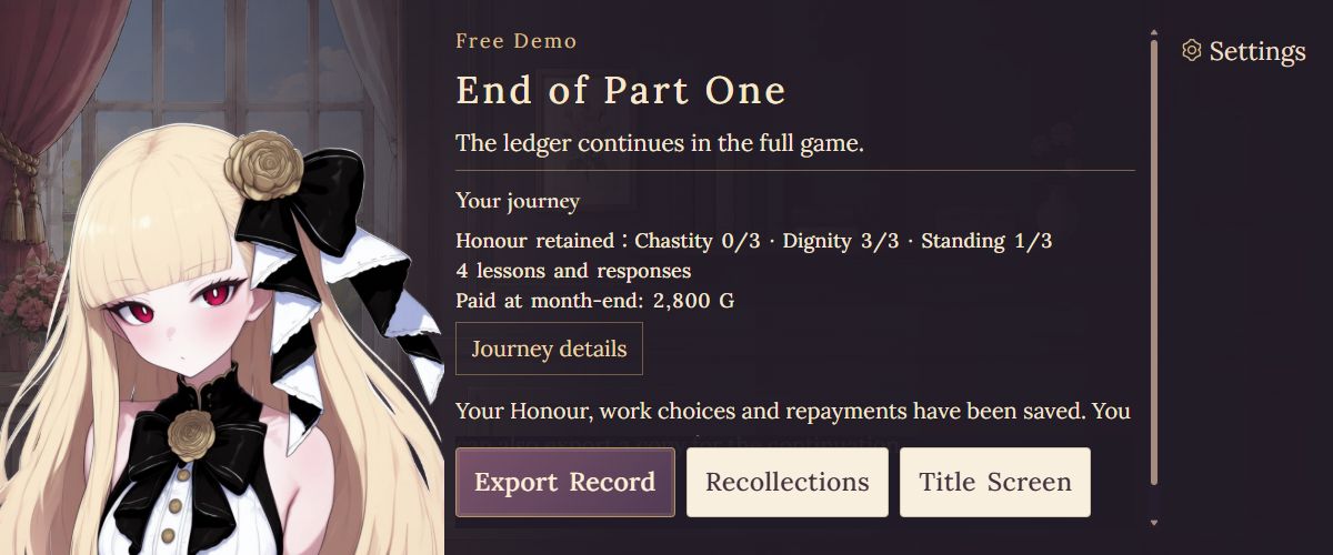 Screenshot 7 for The Fallen Lady's Ledger