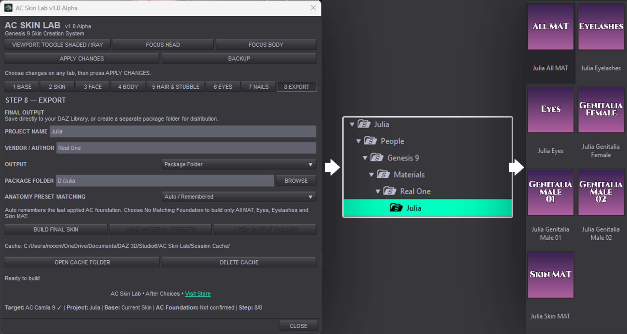 Screenshot 4 for AC Skin Lab for Genesis 9