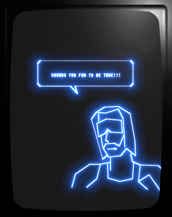 Screenshot 5 for Vectorpunk 2077: Quadra Nightride [Vectrex]