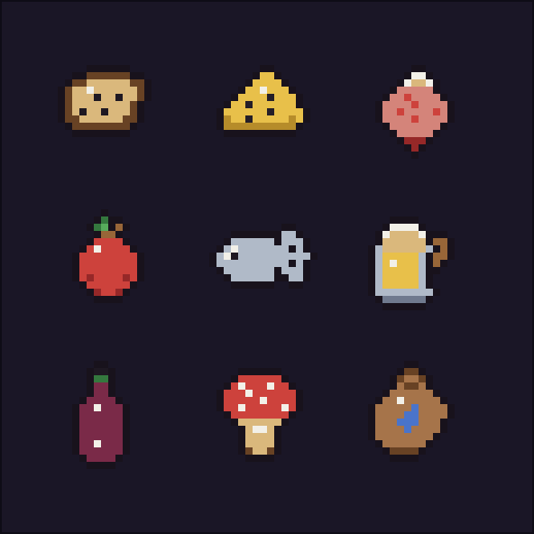 Fantasy RPG Item Icons — Pixel Art Pack (Vol. 2) by furkan90x