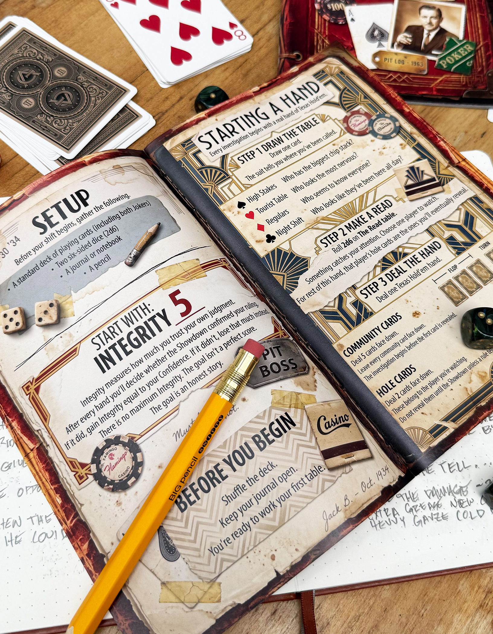 Screenshot 3 for THE PIT BOSS a solo journaling RPG