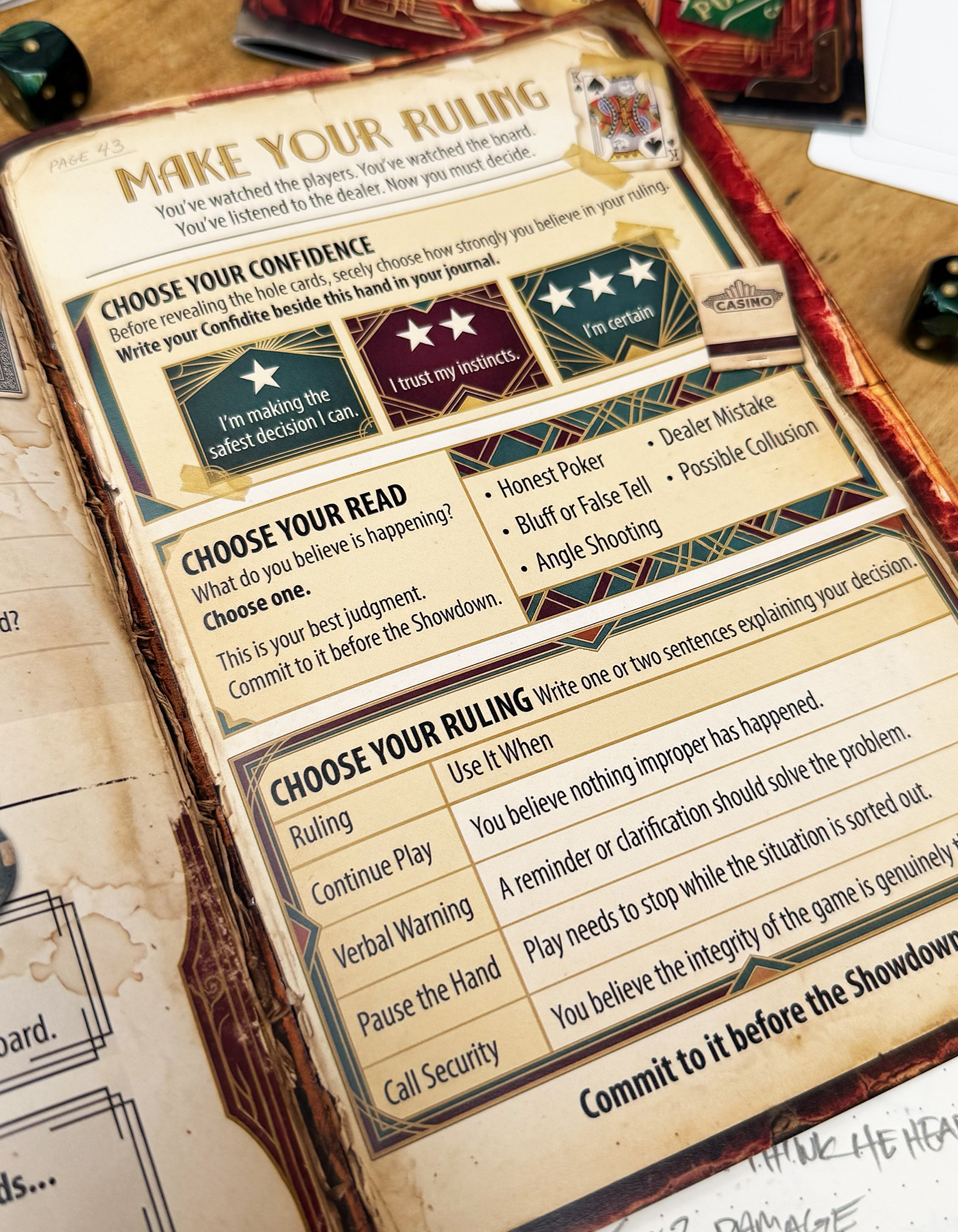 Screenshot 5 for THE PIT BOSS a solo journaling RPG