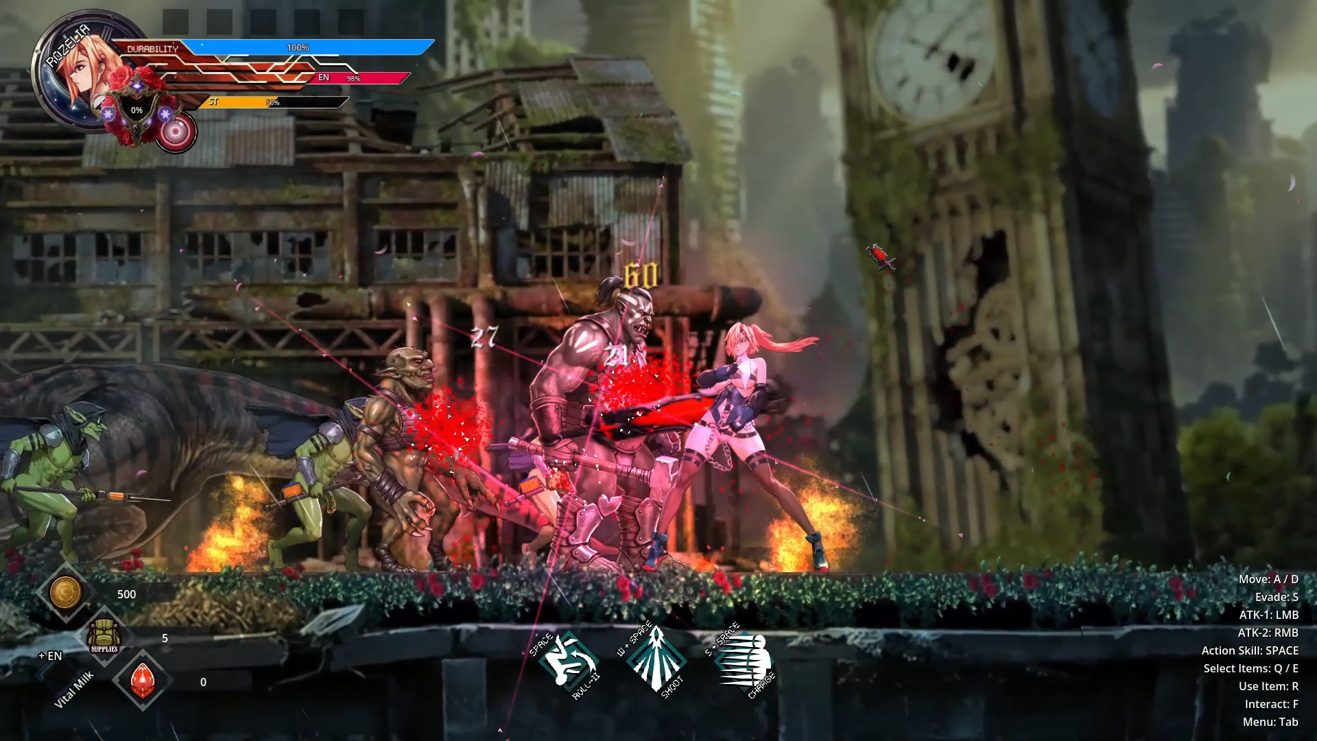 Screenshot 4 for [DEMO] ROZE: The Revenant of Zero Entropy