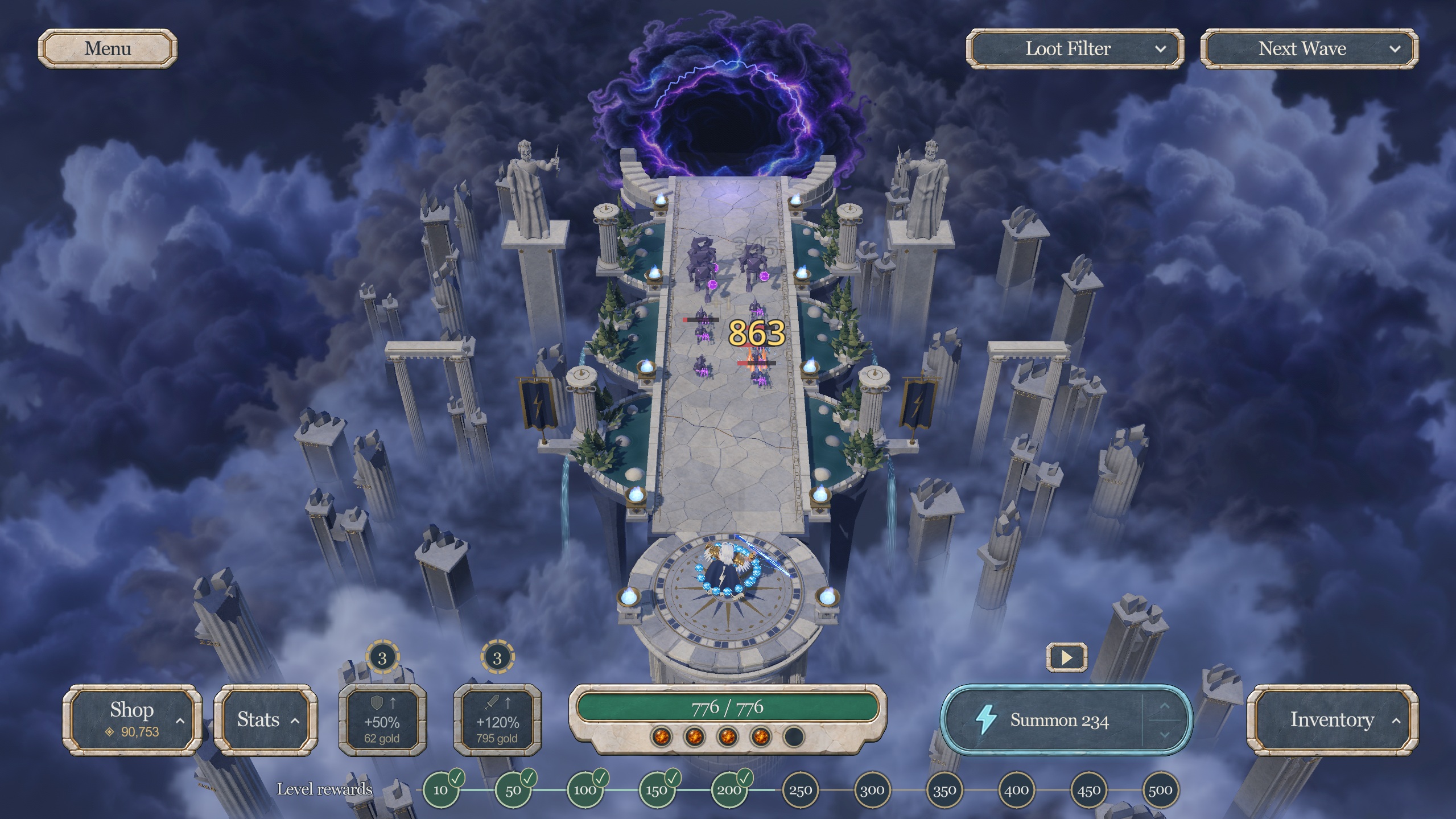 Screenshot 2 for Gods Against the Invasion