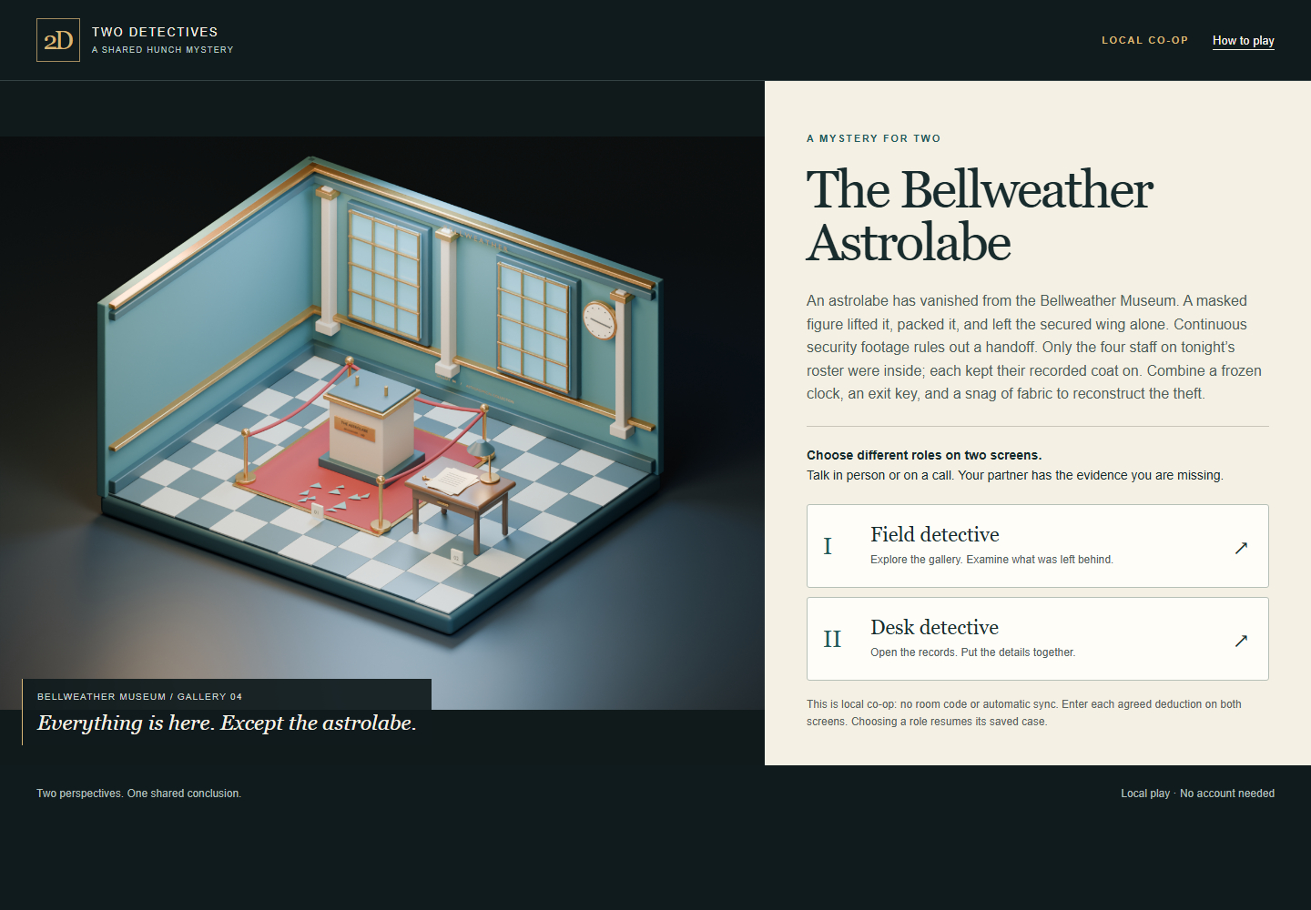Screenshot 2 for Two Detectives: The Bellweather Astrolabe