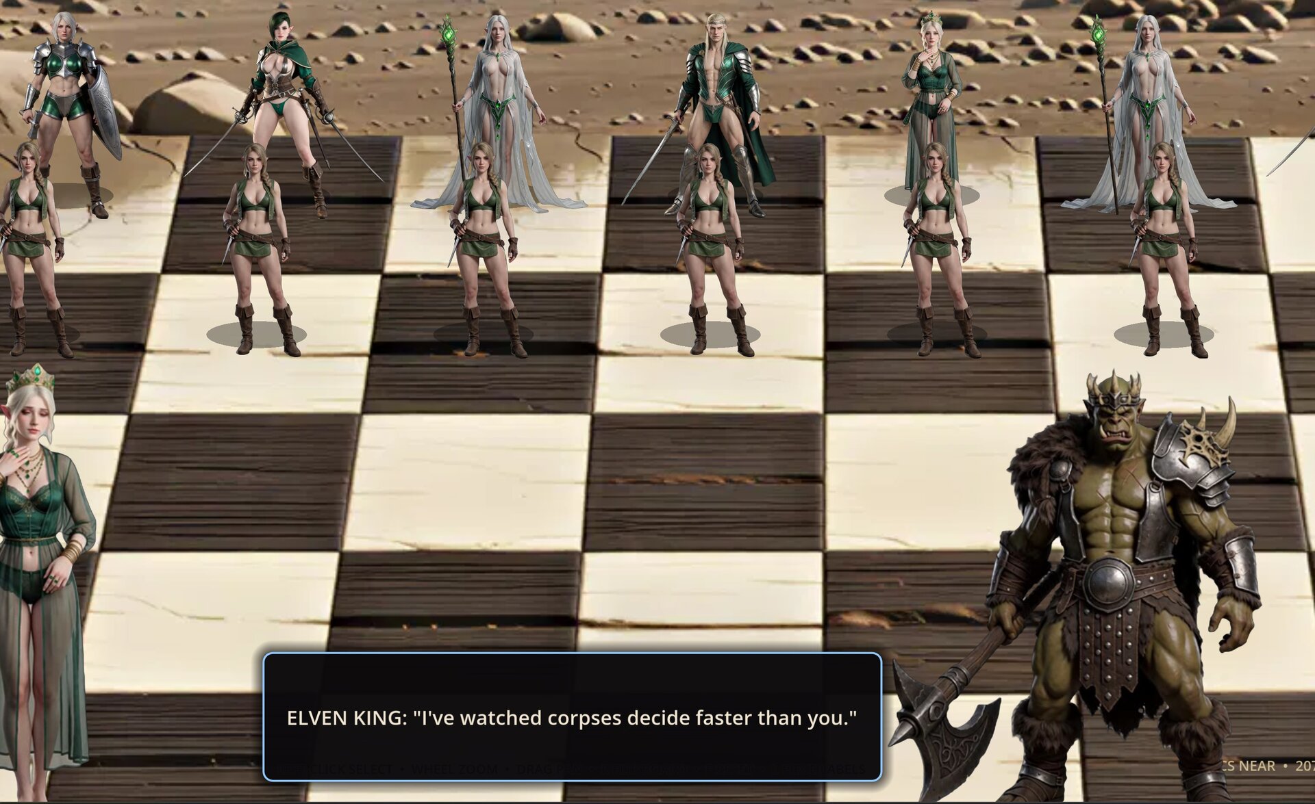 Screenshot 3 for Kinky Chess: Orcs Edition