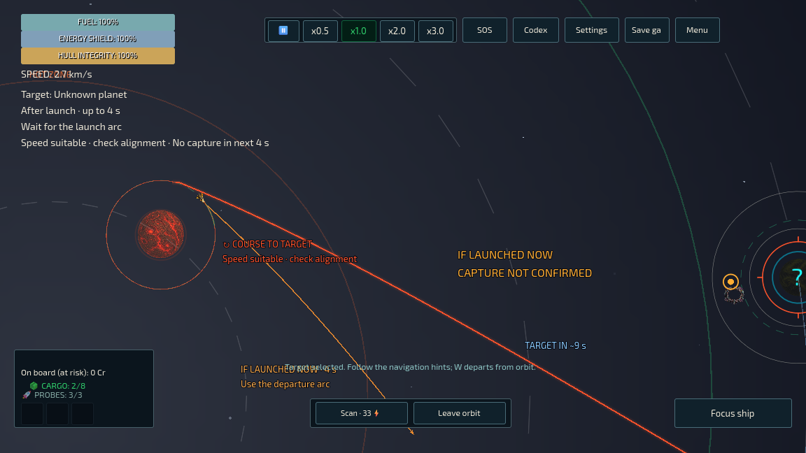 Screenshot 3 for Orbital Slingshot: Gravity Odyssey