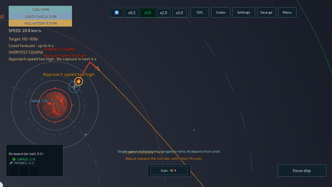 Screenshot 5 for Orbital Slingshot: Gravity Odyssey