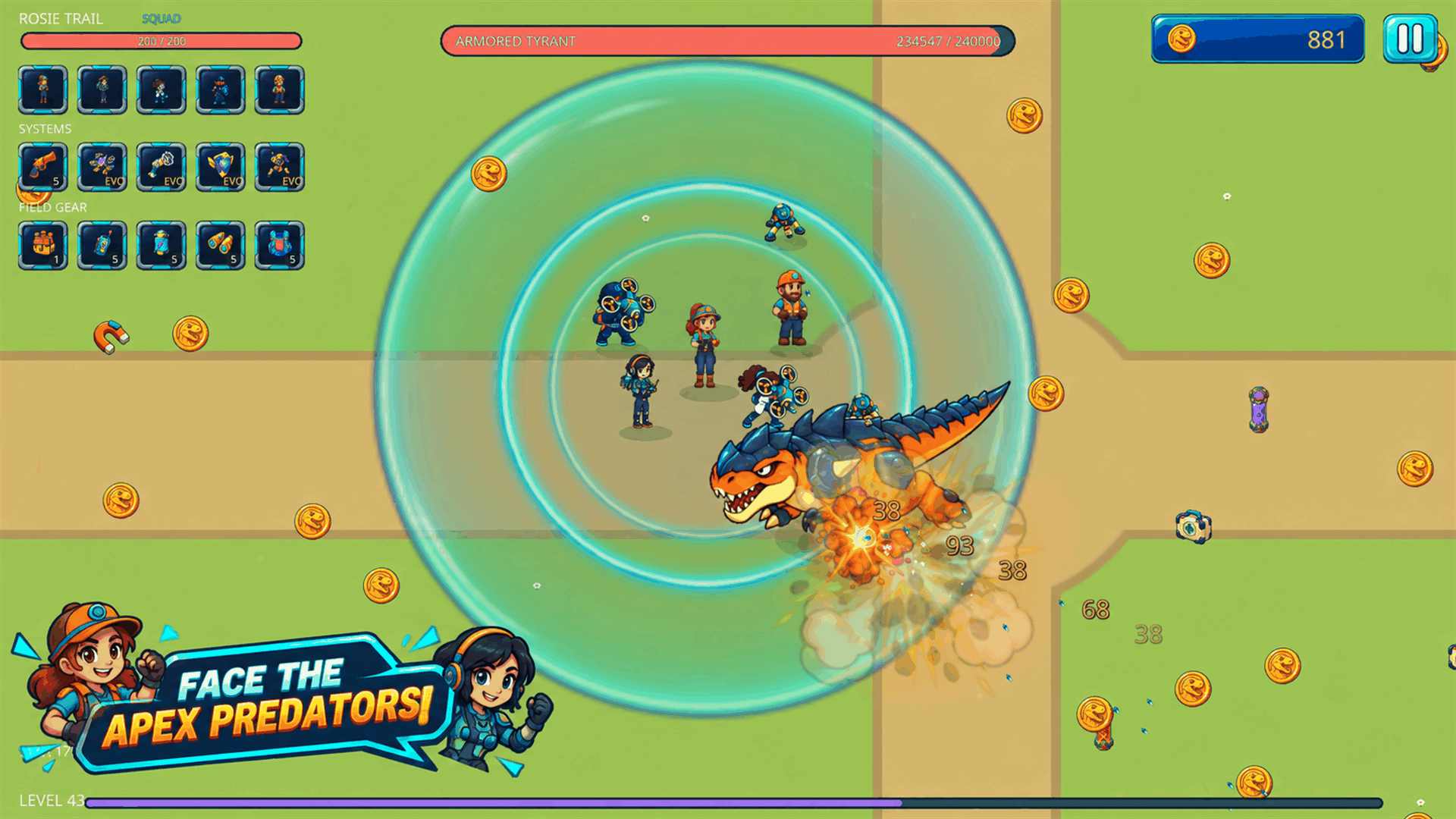 Screenshot 2 for Dino Survivors - Rescue Team