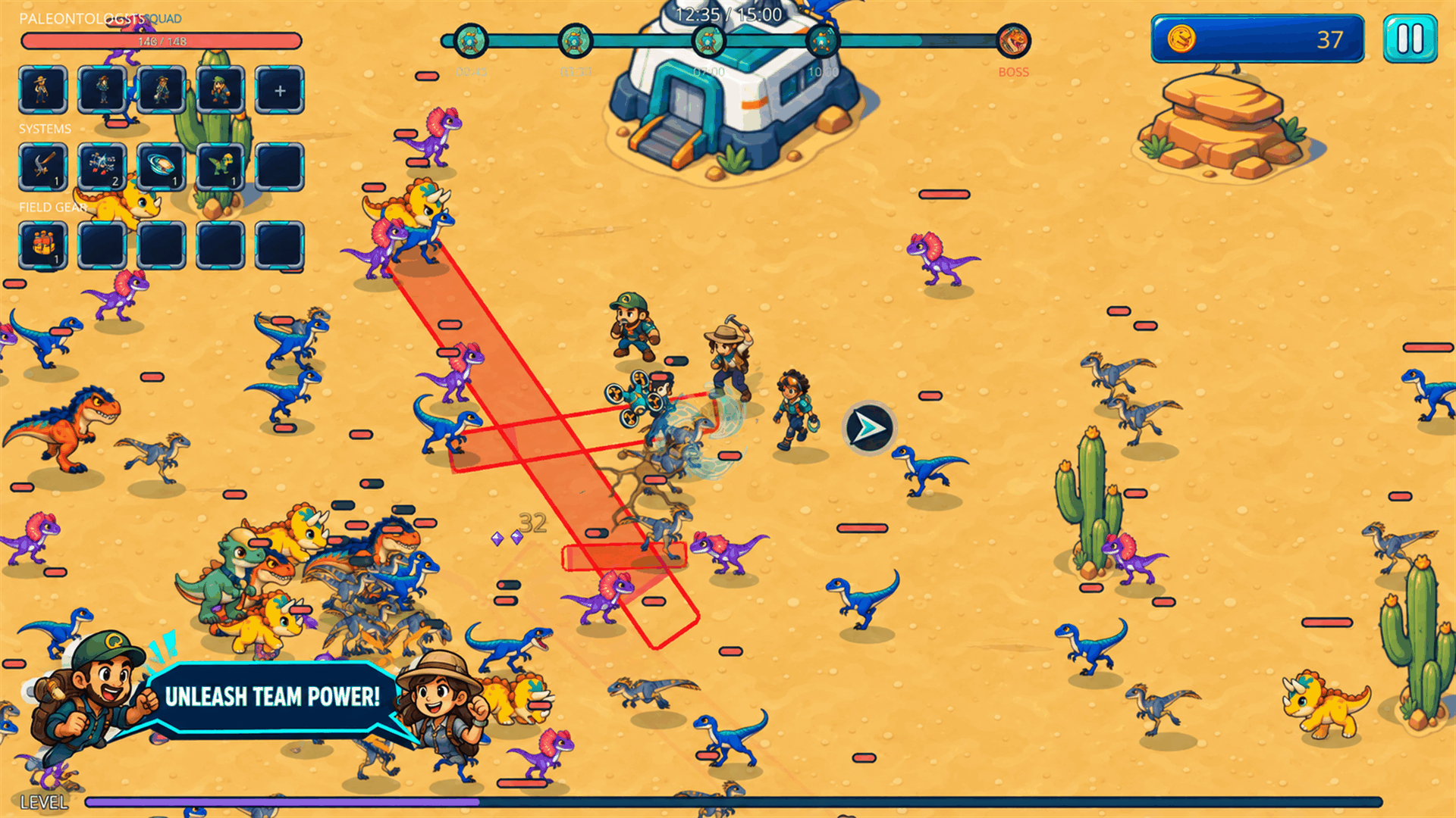 Screenshot 4 for Dino Survivors - Rescue Team