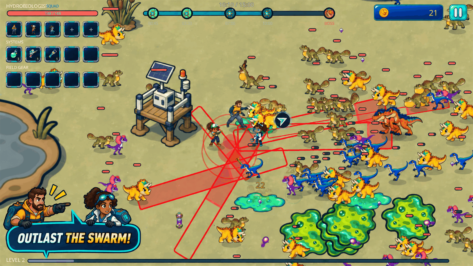 Screenshot 6 for Dino Survivors - Rescue Team