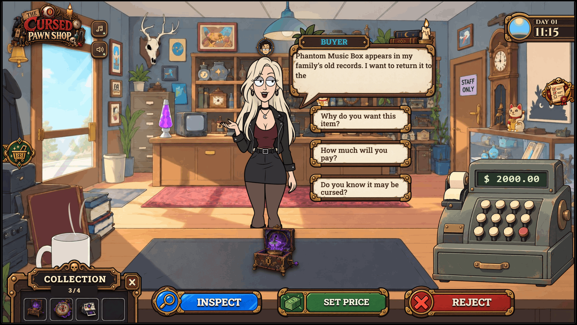 Screenshot 4 for The Cursed Pawn Shop