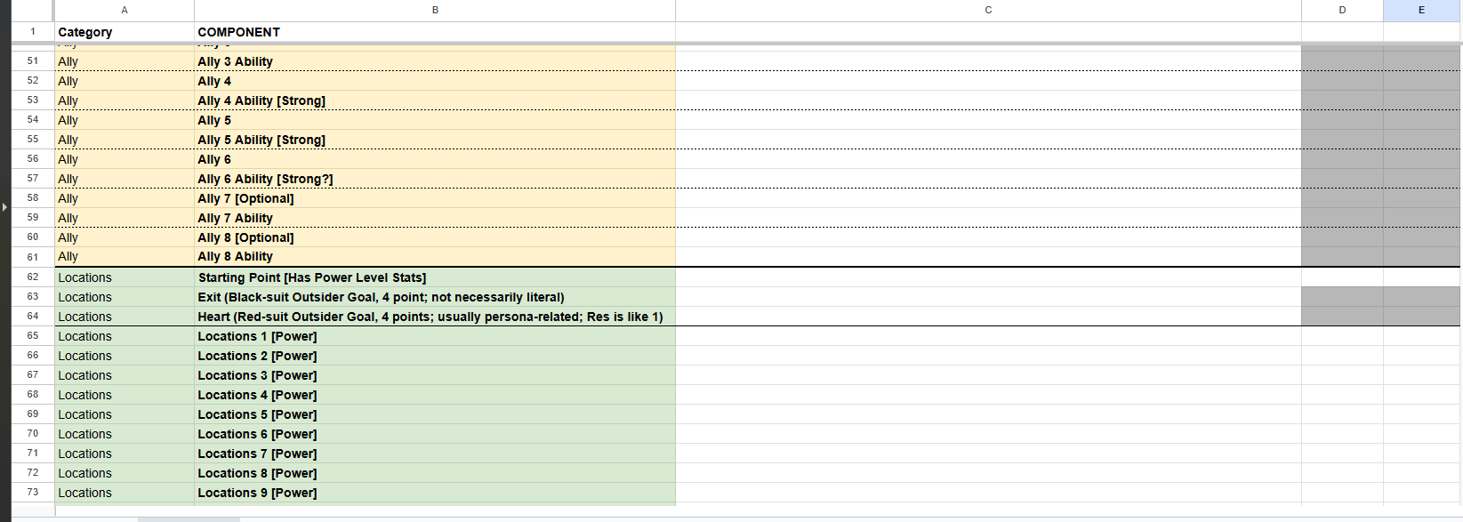 Screenshot 2 for Planning Sheet for Medusalaire