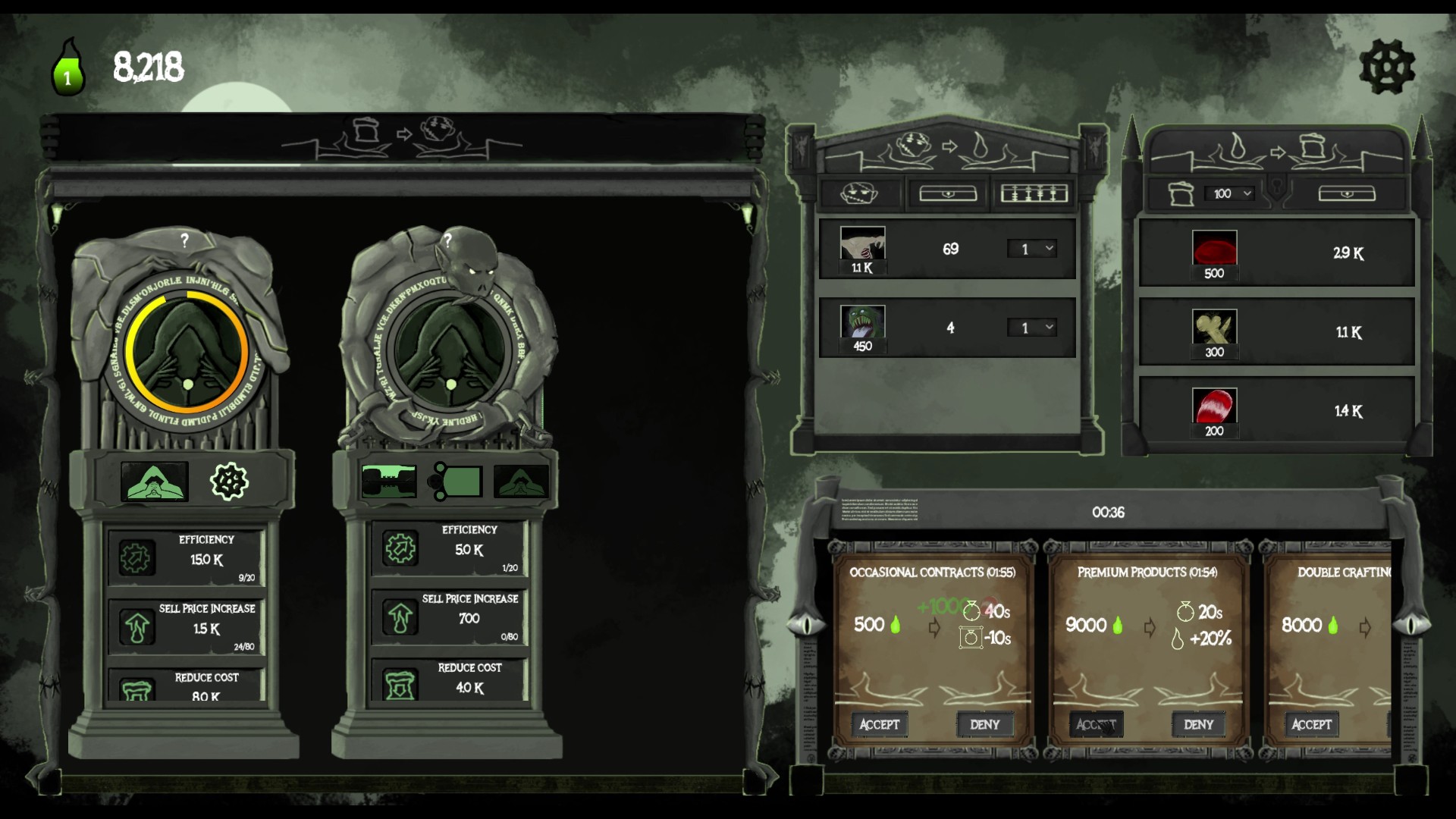 Screenshot 4 for Necromancer Incremental Graveyard Playtest 2