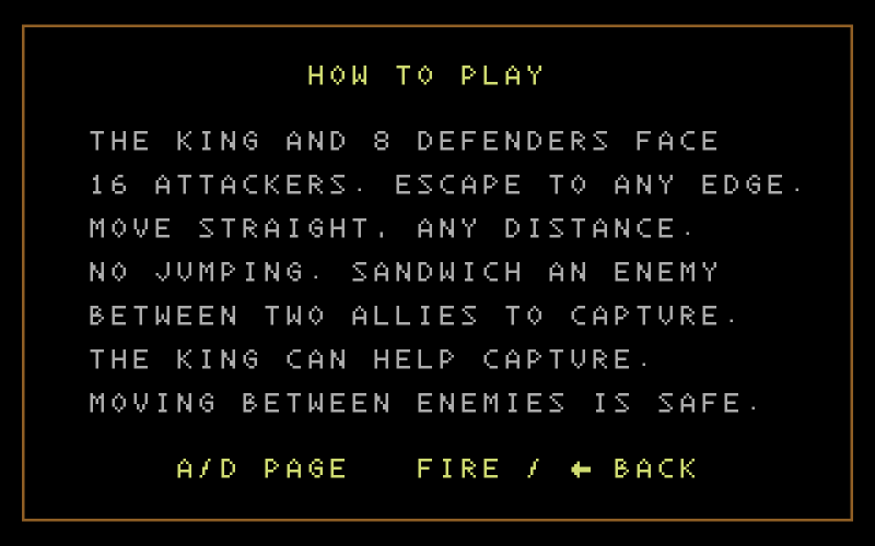 Screenshot 7 for Tablut (C64 and Android)