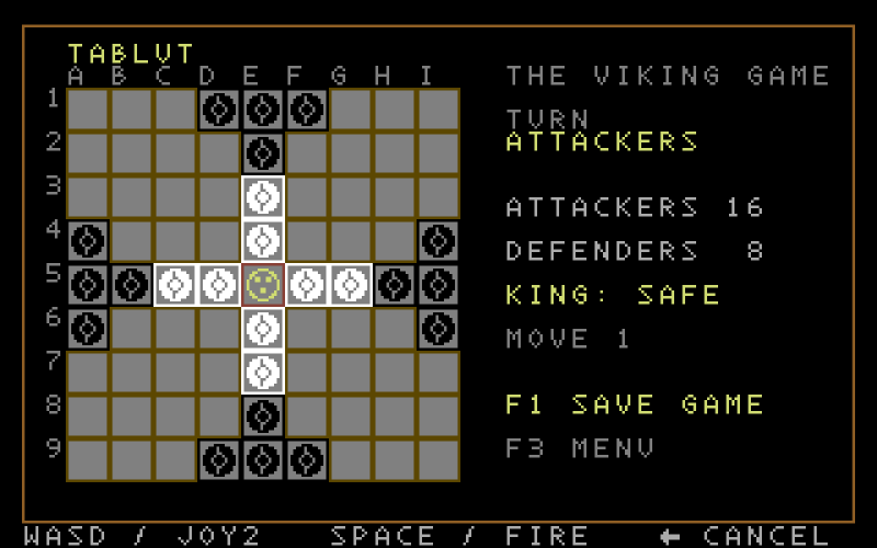 Screenshot 3 for Tablut (C64 and Android)