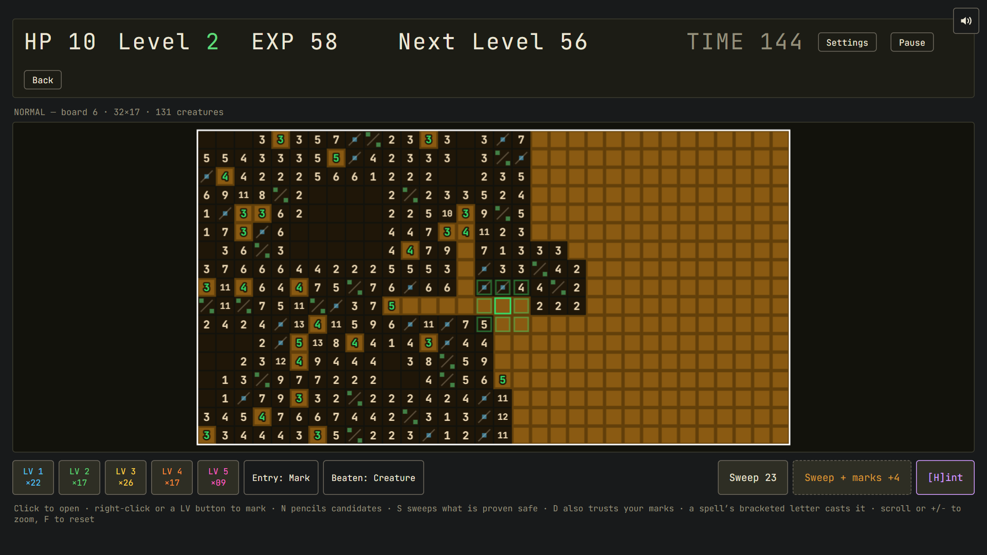 Screenshot 2 for Creature Sweeper