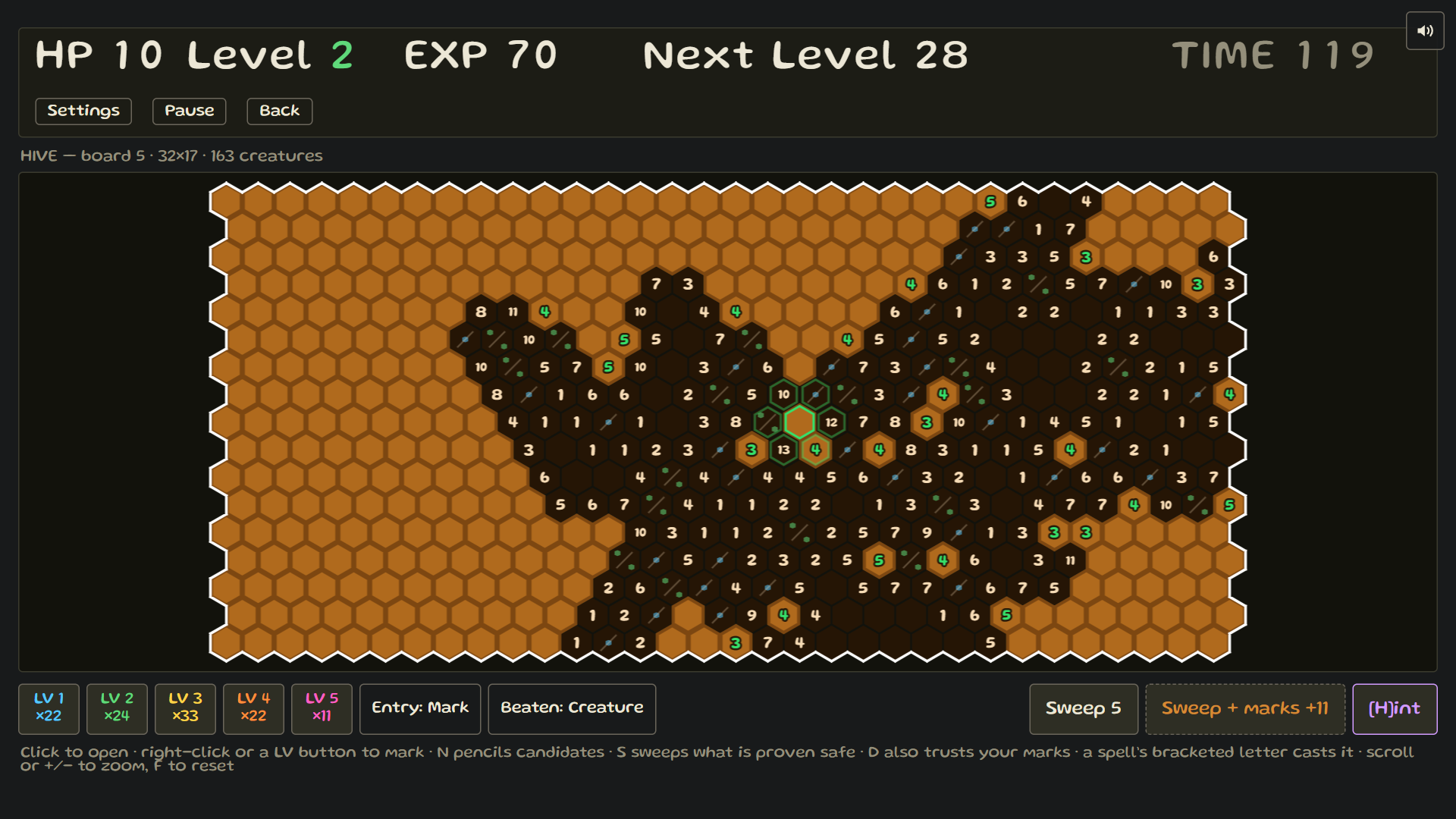 Screenshot 3 for Creature Sweeper