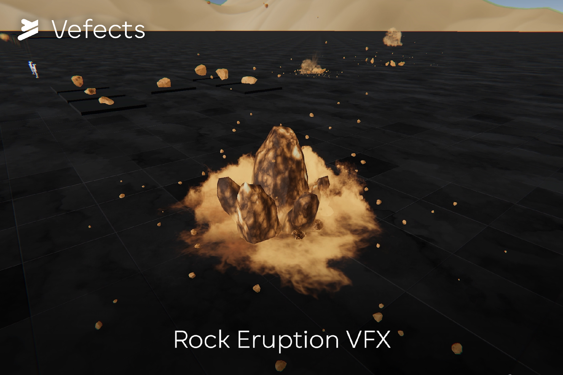 Sand VFX - Unity DEMO by Vefects - Realtime VFX for Games