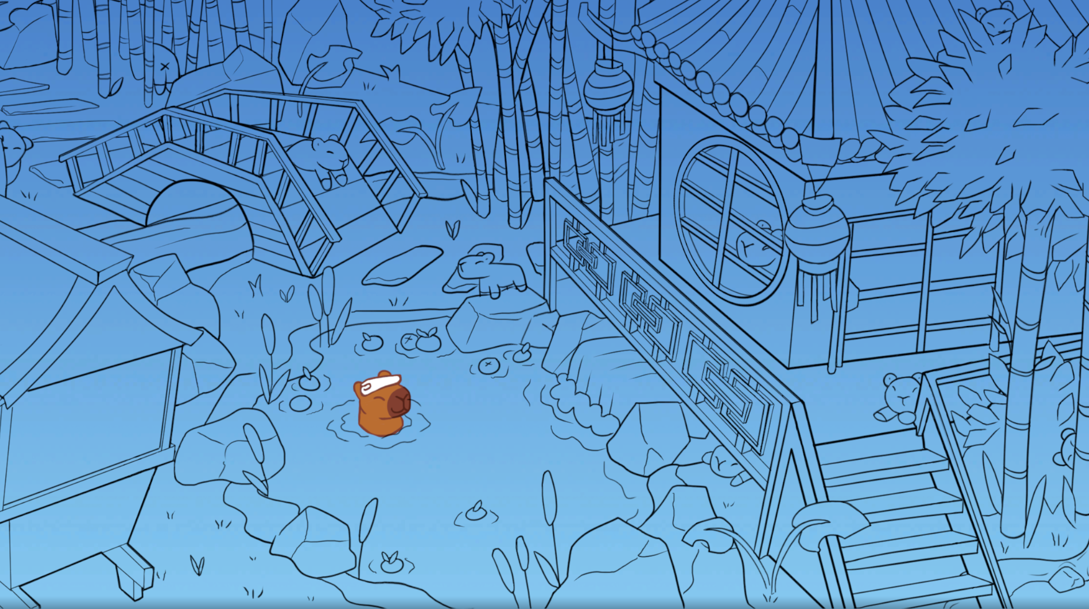 Screenshot 3 for Help, My Capybaras Escaped! Demo