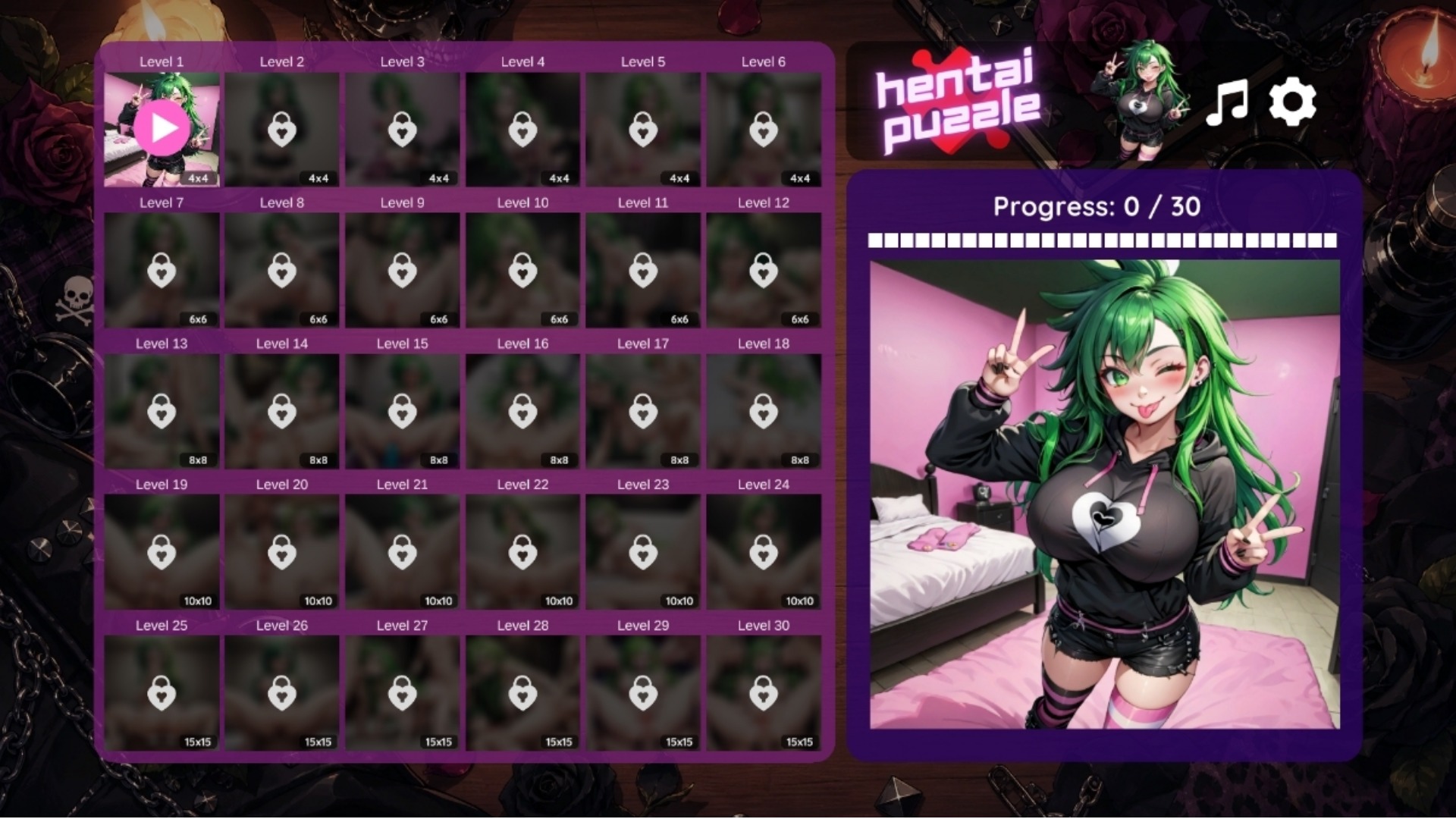 Screenshot 2 for Hentai Puzzle: Yumi