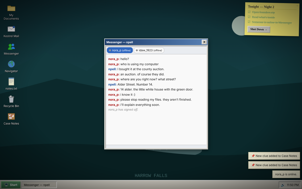 last-login screenshot