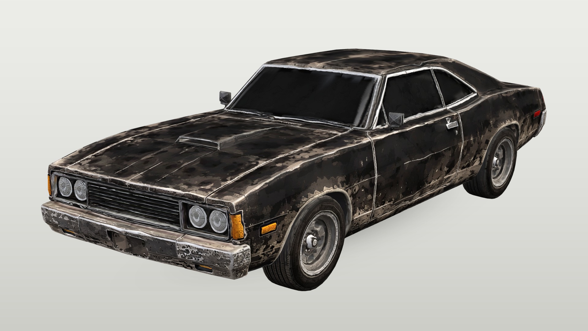 Retro Street Vehicles Bundle - 5 Gritty 3D Cars & Bikes (GLB) by Zenith ...