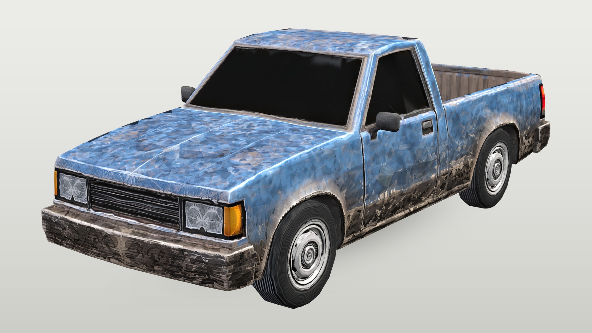 Retro Street Vehicles Bundle - 5 Gritty 3D Cars & Bikes (GLB) by Zenith ...