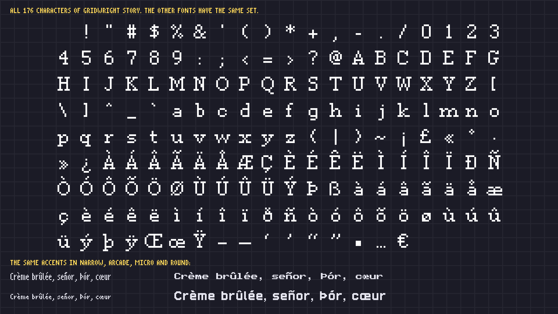 Pixel Fonts 2 pixel art preview 6