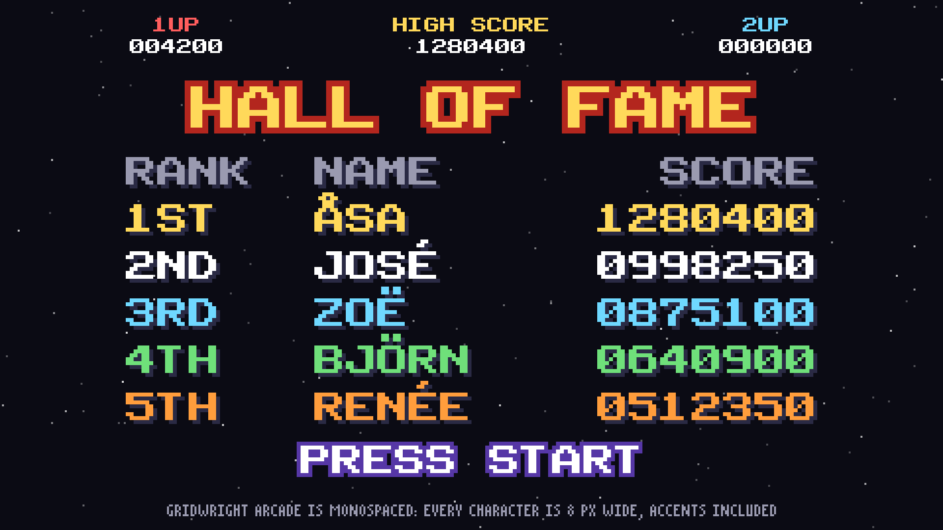 Pixel Fonts 2 pixel art preview 4