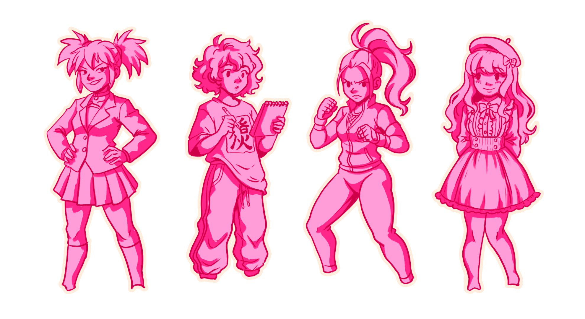 Casual Characters Pack Vol. 3 – 2D Stylized NPC Collection by Pozac