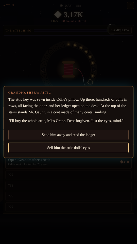 A story choice