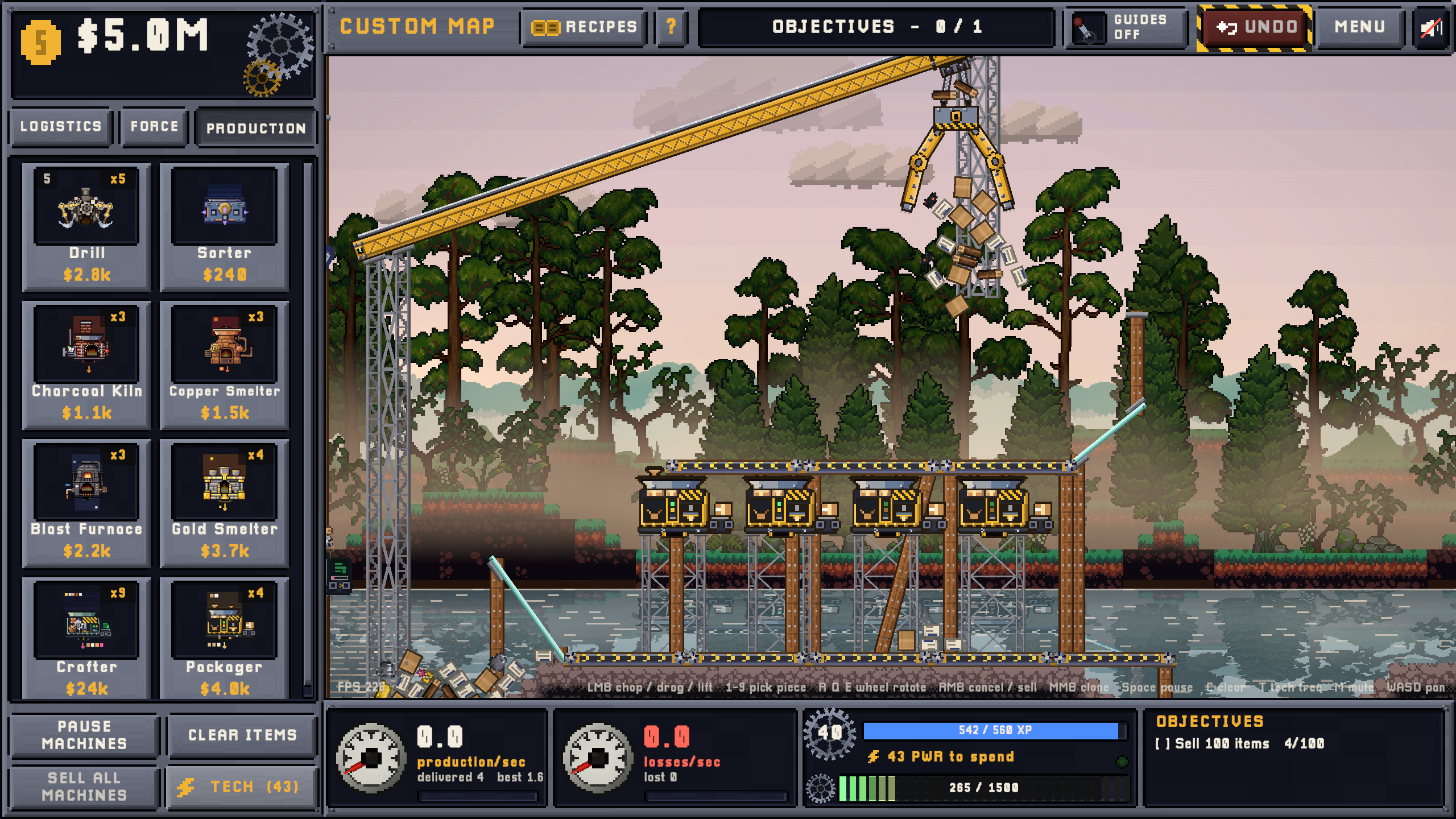 subject description - Ore Express Web Demo by Doble Punch Games