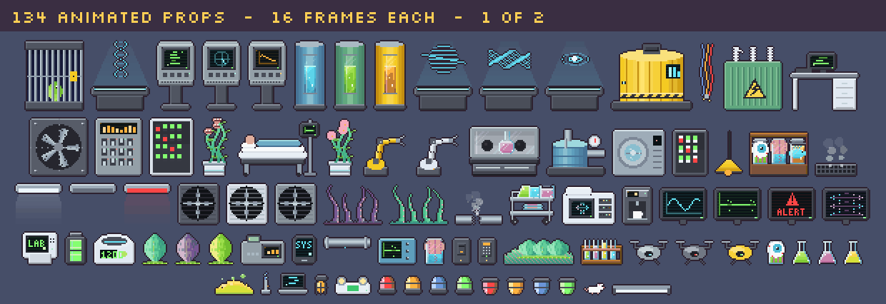 Small animated props
