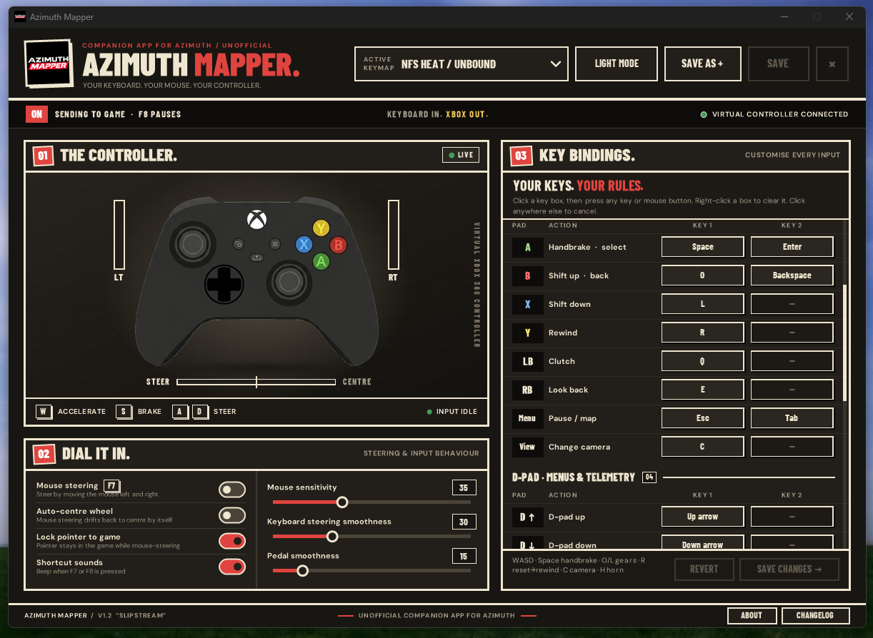 Azimuth Mapper - Keypad Companion by Sam