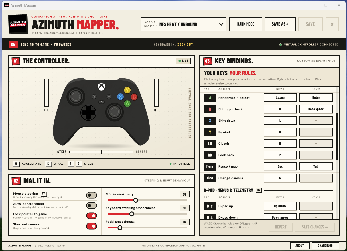 Azimuth Mapper - Keypad Companion by Sam