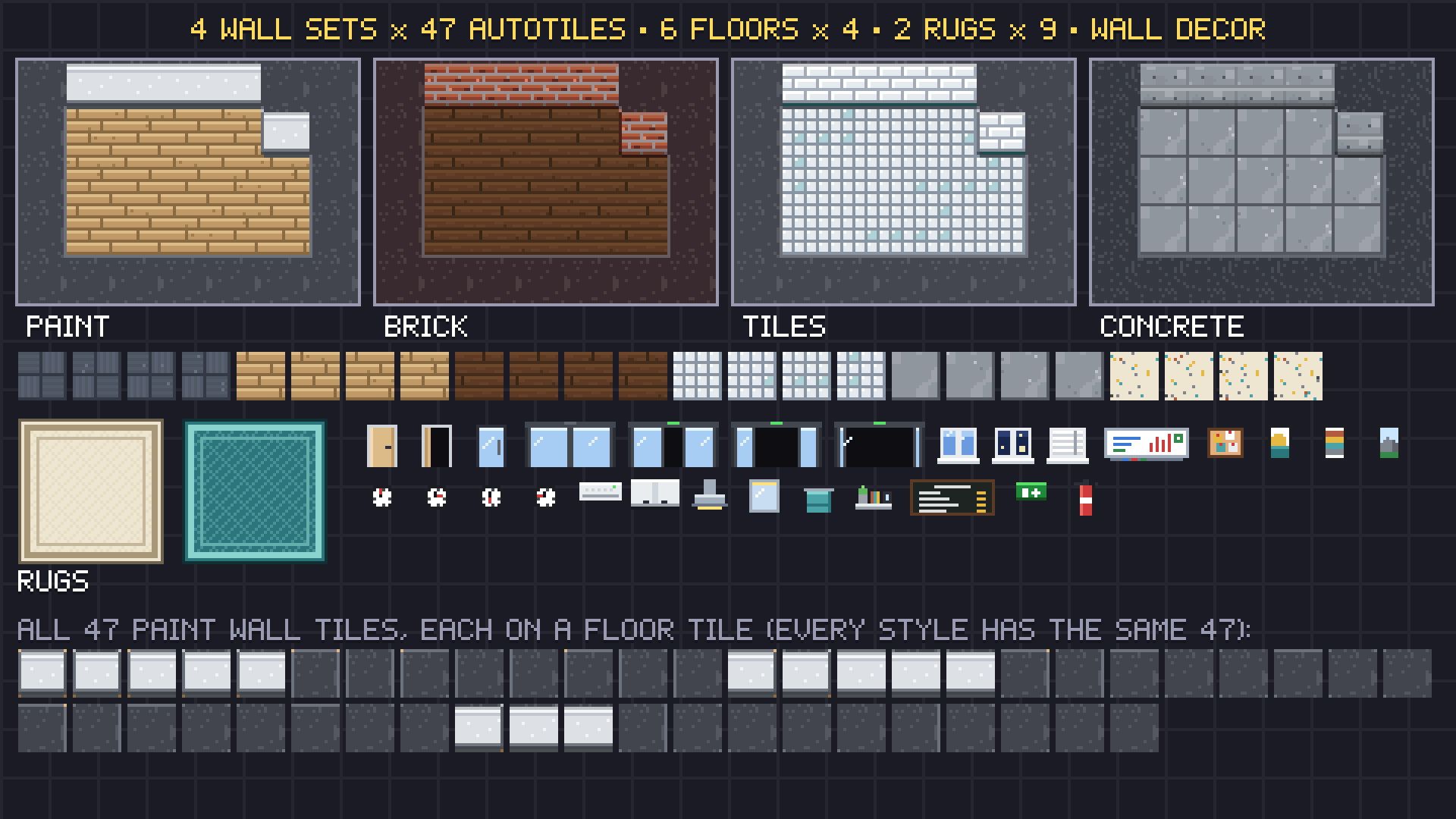 Modern Office & Home pixel art preview 6