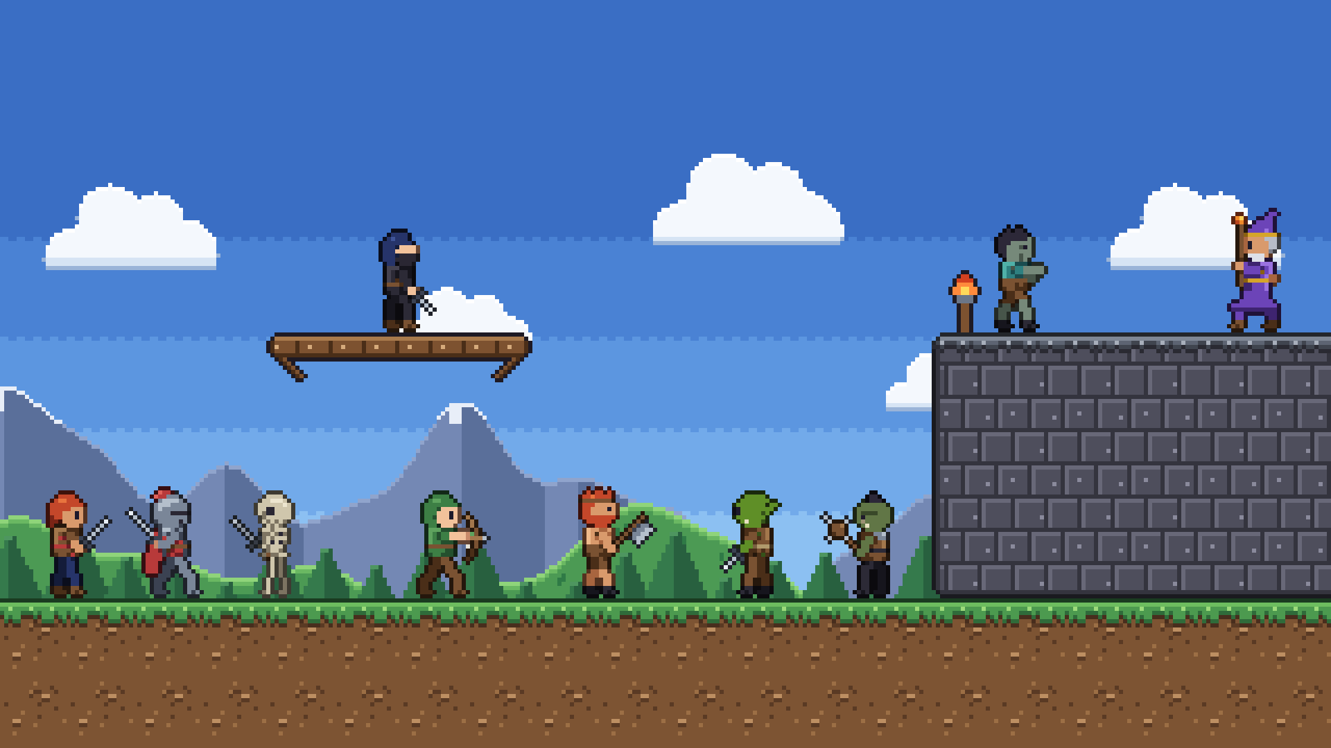 Side-View Characters pixel art preview 2