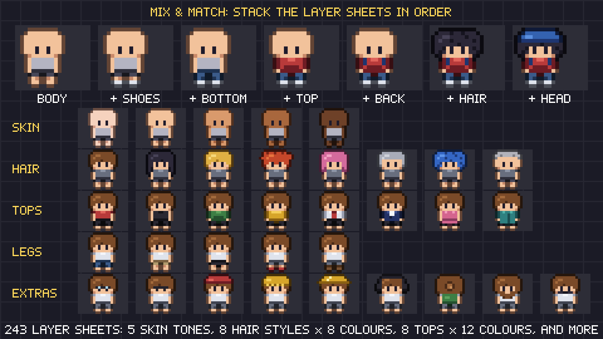 Modern People pixel art preview 5