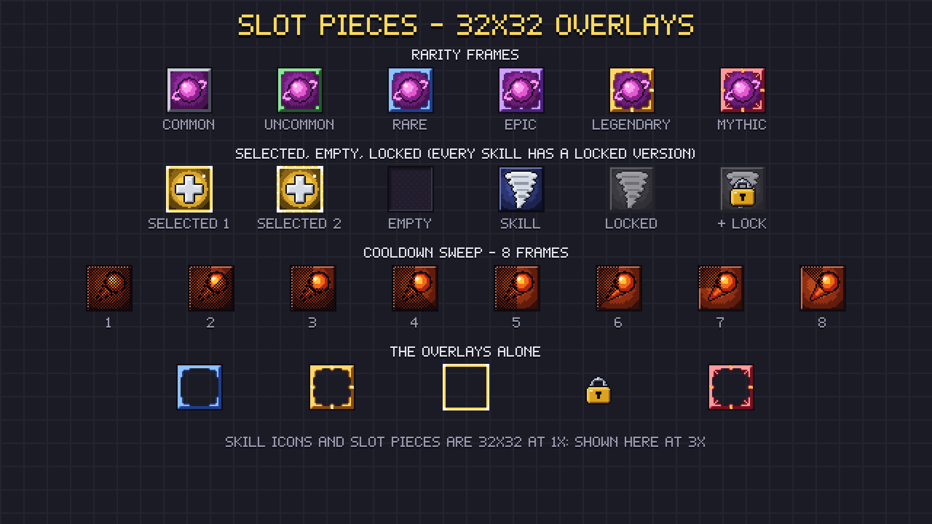 Skill & Status Icons pixel art preview 5