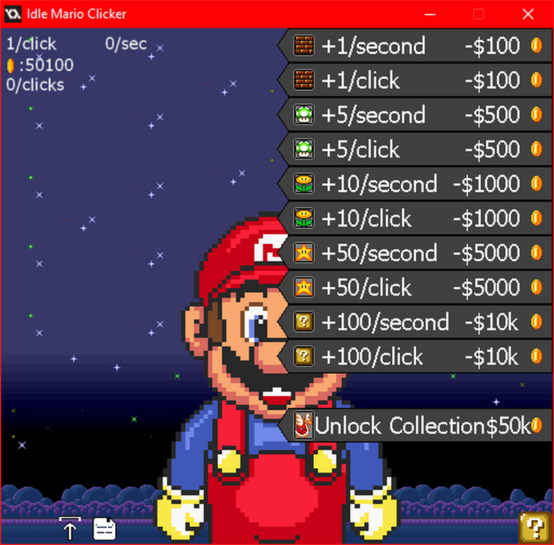 Idle Mario Clicker by AntonioCabreraM