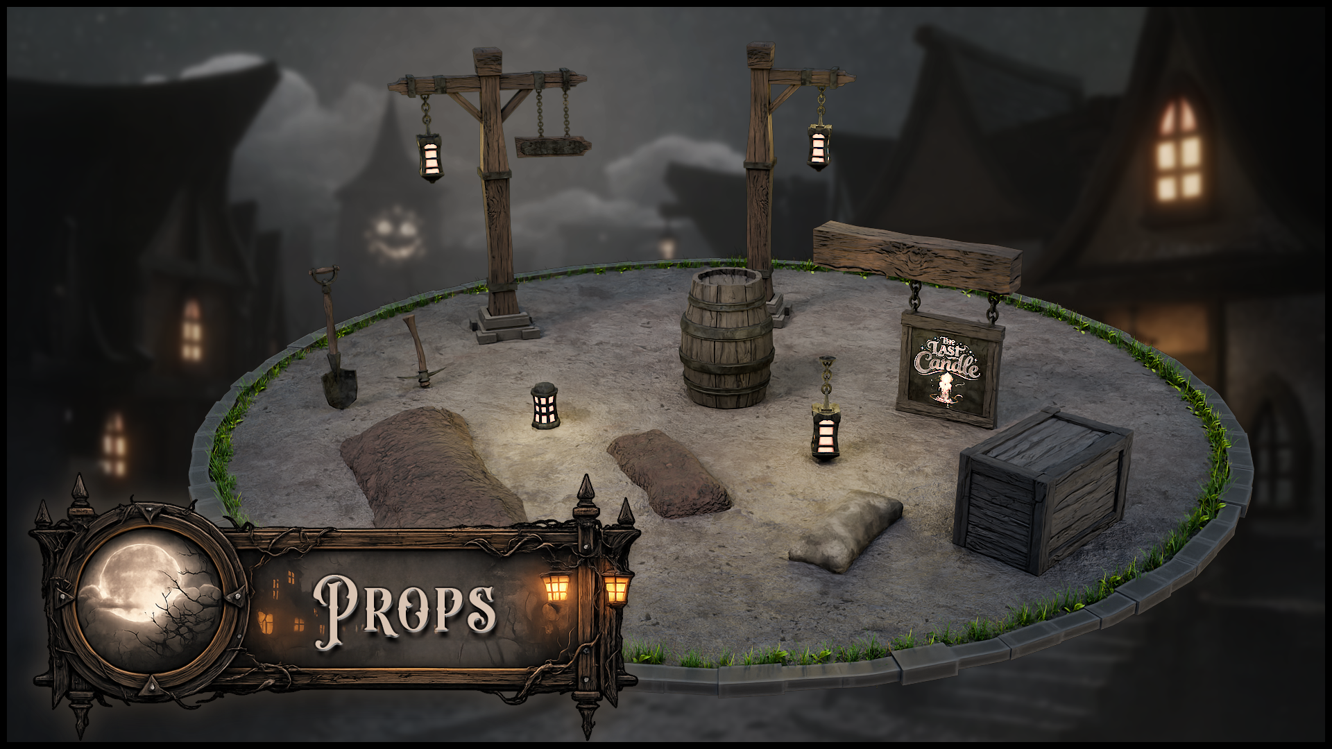 Haunted Village — Modular Gothic Environment Kit by 3D Tudor