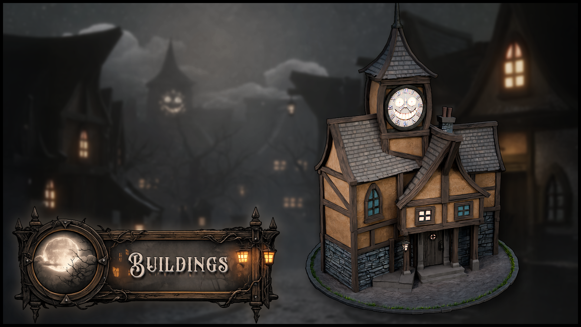 Haunted Village — Modular Gothic Environment Kit by 3D Tudor