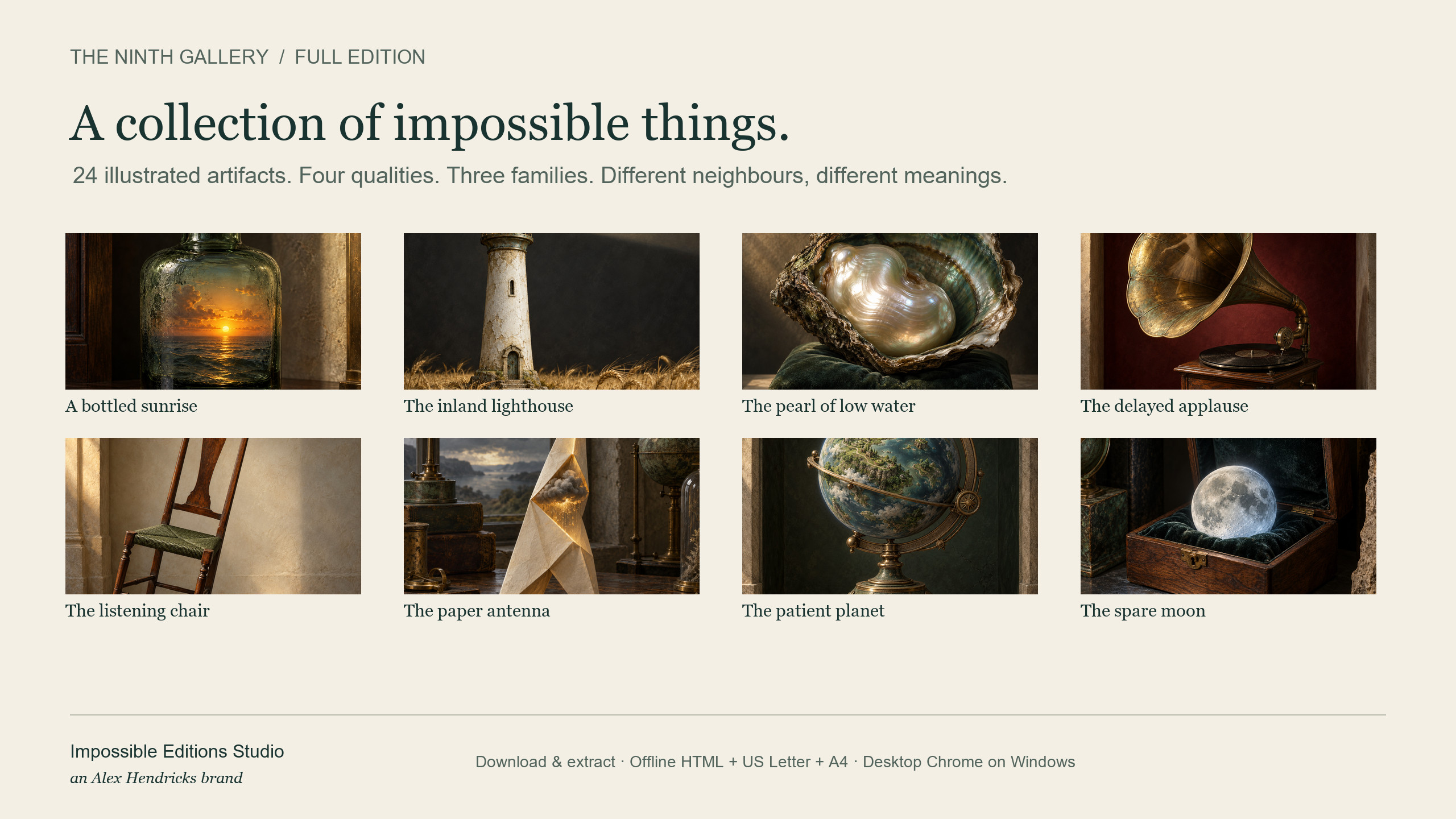 The Ninth Gallery — Full Edition by alexhendricks