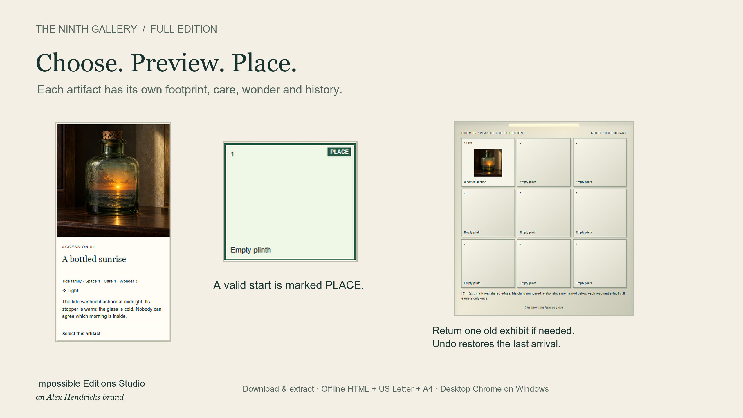 The Ninth Gallery — Full Edition by alexhendricks